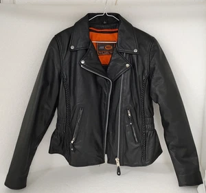 Chaqueta negra grande First Classics Classic Leather Gear para mujer - Imagen 1 de 22