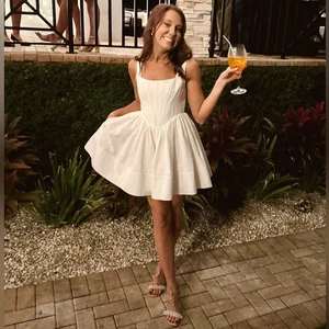 Staud Landschaft Kleid Weiß 14 - Bild 1 von 12