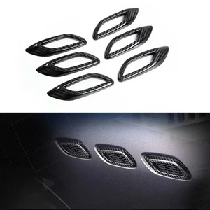 Real Carbon Fiber Front Fender Vent Cover Trim For Maserati Levante 2016-2023 - Bild 1 von 4