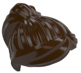 Lego New Part 87990 Star Wars Kordi Minifig Hair Dark Brown Ponytail Wig D7