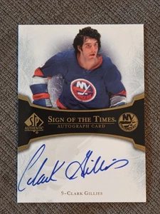 2007-08 SP Authentic Sign of the Times - Clark Gillies NY Islanders HOF - Bild 1 von 2