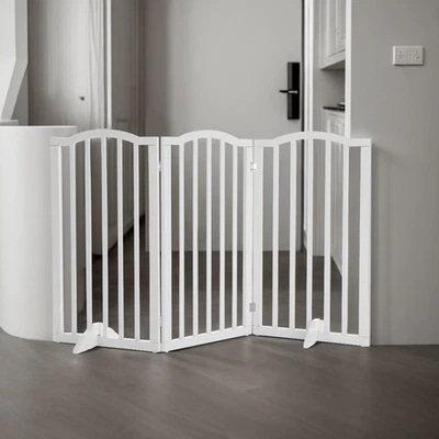 Treppenschutzgitter Absperrgitter freistehende Schutzgitter HxB 81 cm x 139 cm - Bild 1 von 4