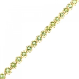 Authentic K18YG Peridot Bracelet 3.24CT  #260-007-605-3962 - Picture 1 of 4
