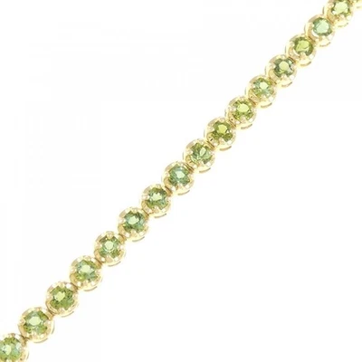 Authentic K18YG Peridot Bracelet 3.24CT  #260-007-605-3962 - Image 1 of 4