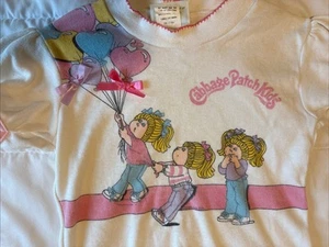 Vintage 80er Jahre Kohl Patch Kinder Shirt Mädchen Luftballons Größe 5t? - Bild 1 von 9