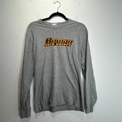 Port & Company Rowan Profs Ice Hockey Shirt Womens Medium Heather Gray Cotton - Image 1 of 4