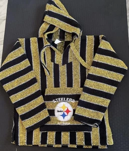 Pittsburgh Steelers Hoodie Baja Pullover Herren Medium NFL Football Fanbekleidung - Bild 1 von 8