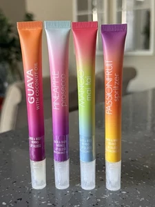 Bath And Body Works Tropical Lipglosses Mango, Ananas, Guave Passionfriut X4 - Bild 1 von 1