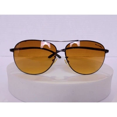 Винтажный Xloop HD + 3301 65-14-140 черный / янтарный объектив оригинальный авиатор солнцезащитные очки - Изображение 1 из 4