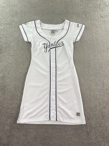 New York Yankees Jersey Dress Womens Small White Cooperstown Carl Banks G-III - Picture 1 of 14