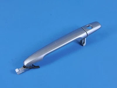 08-15 MITSUBISHI LANCER EVO X FRONT LEFT DRIVER HANDLE APEX SILVER - Image 1 of 4