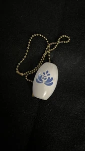 Pfaltzgraff Yorktowne Ceramic Fan Light Pull Chain White Blue Floral Replacement - Picture 1 of 2