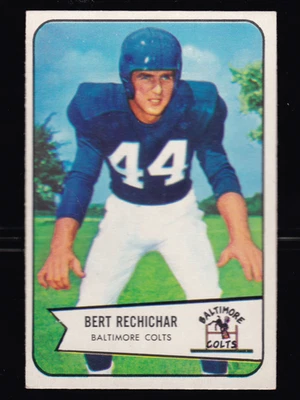 1954 Bowman #26 Bert Rechichar Baltimore Colts - Image 1 of 2