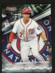 Trea Turner Rookie Card 2016 Bowmans Best #58 Phillies Chrome RC - Picture 1 of 2