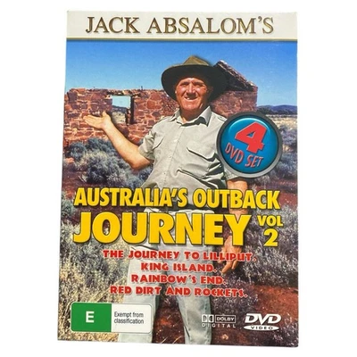 Jack Absalom's Australia's Outback Journey Vol 2 4 DVD Set Adventure New Sealed - Image 1 of 4