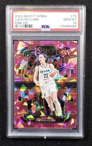 2024 Select WNBA Caitlin Clark Pink Ice Prizm PSA 10 Gem Mint  - Picture 1 of 3