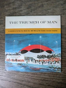 World's Fair Record The Triumph of Man New York 1964-1965 Red 7" Travelers Vinyl - Picture 1 of 7