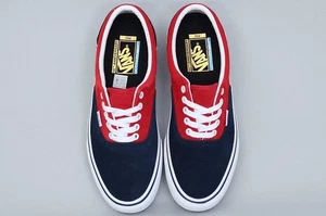SCARPE VANS ERA PRO 50° ANNIVERSARIO '76 BLU NAVY/ROSSO taglia 8,5 uomo/donna 10 - Foto 1 di 10