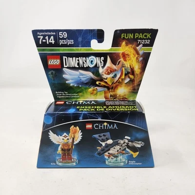 Lego Dimensions 71232 Legends Of Chima Eris & Eagle Interceptor 59 PCS Foto 1 de 4