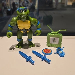Toon Leo 100% Complete Teenage Mutant Ninja Turtle TMNT 1993 Playmates Vintage - Picture 1 of 8