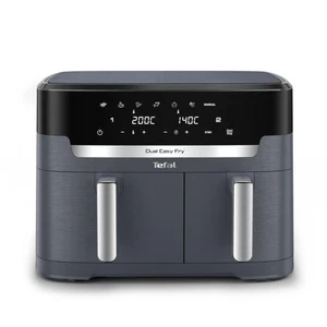 Tefal XXL Dual Easy Fry 11L Air Fryer, Dual Drawer, Java-Grey, EY942BG0 - Picture 1 of 5