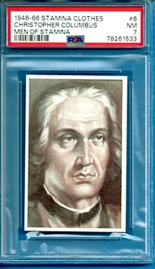 1946-66 Ropa Resistencia Hombres de Resistencia #6 Cristóbal Colón PSA 7 (Pop 1) - Imagen 1 de 2