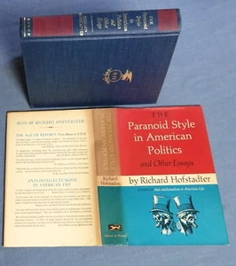 PARANOID STYLE IN AMERICAN POLITICS BY RICHARD HOFSTADTER 1965 HC/DJ 1st. Ed - Picture 1 of 5