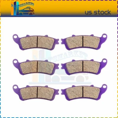 Pastilla de freno delantera + trasera de fibra de carbono 2002-2008 2003 para HONDA VTX 1800 1800R 1800 Foto 1 de 3