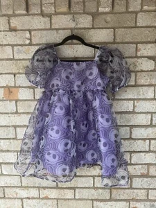 Disney’s The Nightmare Before Christmas Girl’s Jack Skellington Dress - Size XL - Picture 1 of 4