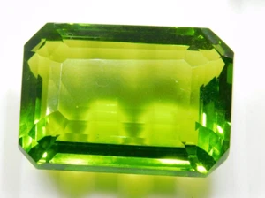 77+Ct AAA+ Piedra Preciosa Suelta Corte Esmeralda Brasileña Impecable Corte Esmeralda Certificada - Imagen 1 de 6