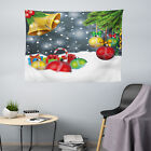 Christmas Wide Tapestry Vivid Noel Balls and Bell