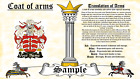 Acosta Requenes Coat Of Arms Heraldry Blazonry Print