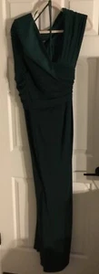 La Femme Langes Damenkleid Größe 16 Grün Neu - Bild 1 von 2