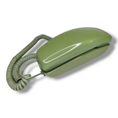 1960's Western Electric Moss Green Trimline Rotary Phone Tested Working S4 • 47.96€