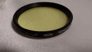 a Yellow 1.4x KMZ 72x0.75 Vintage Light Filter 72mm cap for LENS 1184 - Picture 1 of 2