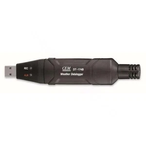 Mini Humidity Temperature Air Pressure 3in1 Datalogger 10K Memory Li-Battery USB - Bild 1 von 1