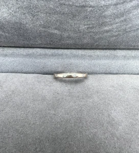 Anello Ole Lynggaard Danimarca oro bianco 18 kt per sempre amore 0,16 ct diamanti misura 52 - Foto 1 di 9