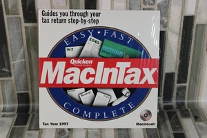 Quicken MacInTax 1997 Tax Year For Mac OS 7.6 to 9.x - Picture 1 of 2