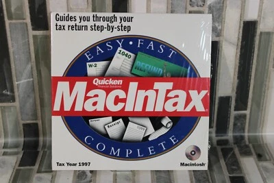 Quicken MacInTax 1997 Tax Year For Mac OS 7.6 to 9.x - Image 1 of 2