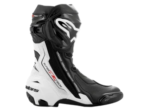 Alpinestars Supertech R Vented Boots (Black/White) - Picture 1 of 5