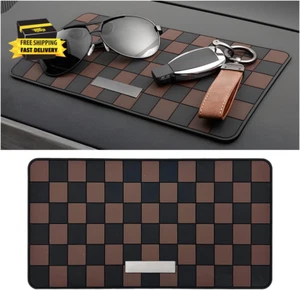 Car Dashboard Anti-Slip Mat, 10.6" X 5.9" Universal PVC Sticky Adhesive Pad for - Picture 1 of 6