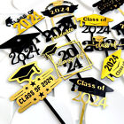 Acrylic Cake Topper Class Of 2024 Congrats Grad Cupcake Toppers For Cake Deco  q