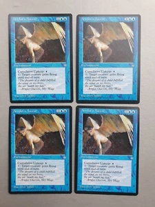 Arnjlot's Ascent x4 PLAYSET, MTG Ice Age (1995), Common Blue Enchantment NM - Picture 1 of 2