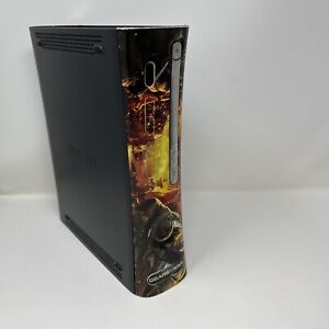 Microsoft Xbox 360 Console with Gears of War Sticker cover For Parts Repair