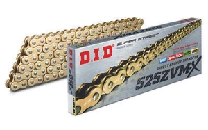 Catena DID X-Ring 525ZVM-X 110 Chiusura a rivetto ZJ oro (5/8 x 5/16 x 10,16) - Foto 1 di 3