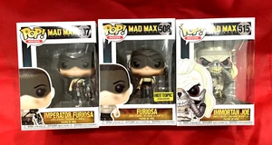 Funko POP! MAD MAX Imperator FURIOSA #507 + FURIOSA #508 + IMMORTAN JOE #515 Lot - Picture 1 of 20