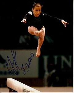ELENA ZAMOLODCHIKOVA signed GYMNASTICS ACTION 8x10 uacc rd coa ZAMO BALANCE BEAM - Picture 1 of 1