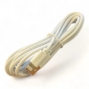 5 Pack 10ft USB A 10 Foot Charger for iPhone Charging Cable 10 ft White - Picture 1 of 1