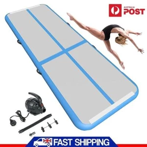 4M Air Track Inflatable Gymnastics Tumbling Mat Yoga Mat Floor W/Electric Pump - Picture 1 of 11