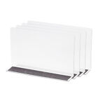 L Type Dividers, PVC Clear Separator With Magnetic Strip 20 x 4 x 12cm 4Pcs